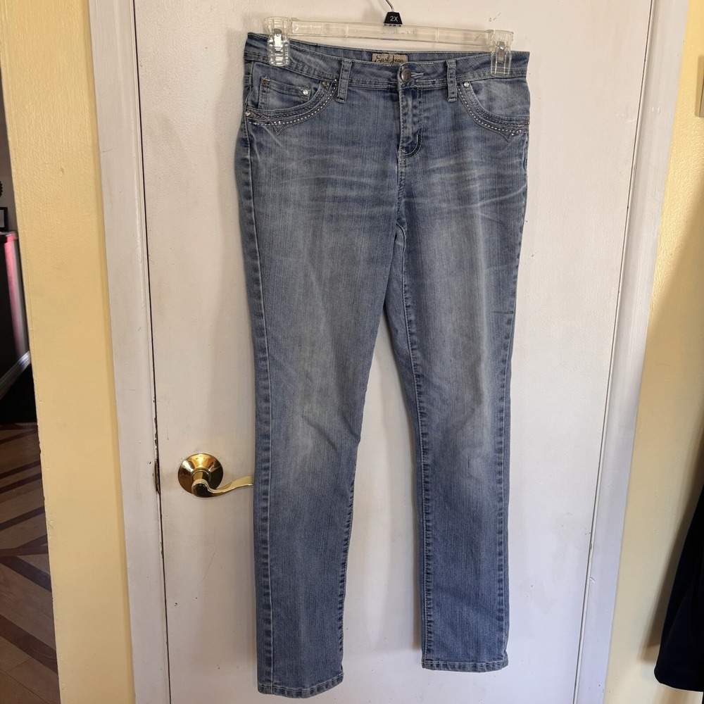 EARL JEANS Women's RN#89302 STRAIGHT‎ LEG Stretch Medium Wash - Size 6 - Picture 2 of 14